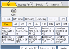 Ilustración de la pantalla panel de mandos