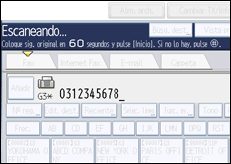 Ilustración de la pantalla panel de mandos