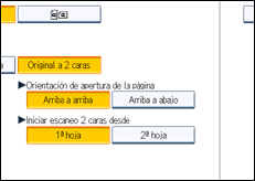 Ilustración de la pantalla panel de mandos