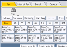 Ilustración de la pantalla panel de mandos