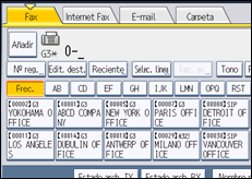 Ilustración de la pantalla panel de mandos