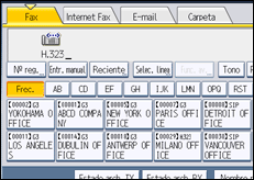 Ilustración de la pantalla panel de mandos