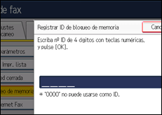 Ilustración de la pantalla panel de mandos