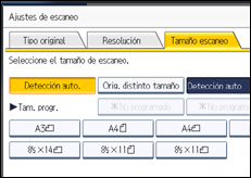Ilustración de la pantalla panel de mandos