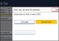 Ilustraci&oacute;n de la pantalla panel de mandos