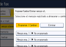 Ilustración de la pantalla panel de mandos