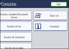 Ilustración de la pantalla panel de mandos