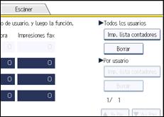 Ilustración de la pantalla panel de mandos