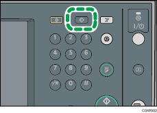 Ilustración de las teclas de Pantalla simplificada