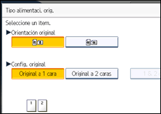 Ilustración de la pantalla panel de mandos