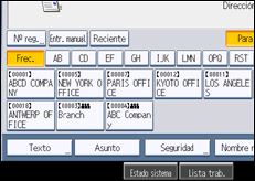 Ilustraci&oacute;n de la pantalla panel de mandos