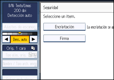 Ilustración de la pantalla panel de mandos