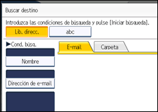 Ilustración de la pantalla panel de mandos