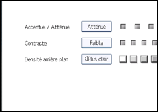 Illustration de l'écran du panneau de commande