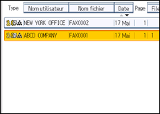 Illustration de l'écran du panneau de commande