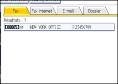 Illustration de l'écran du panneau de commande