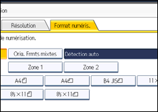 Illustration de l'écran du panneau de commande