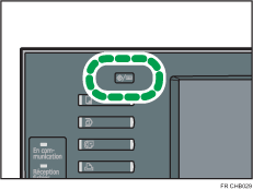 Illustration de la touche Compteur/Outils utilisateur