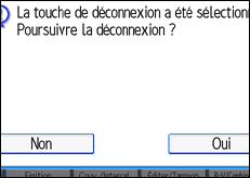 Illustration de l'écran du panneau de commande