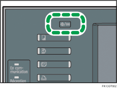 Illustration de la touche Compteur/Outils utilisateur