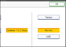 Illustration de l'&eacute;cran du panneau de commande