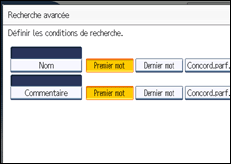 Illustration de l'&eacute;cran du panneau de commande