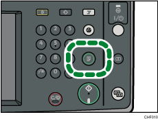 Illustrazione del tasto Copia di prova