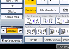 Illustrazione schermata pannello di controllo