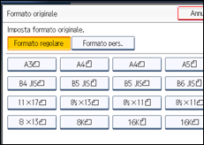 Illustrazione schermata pannello di controllo