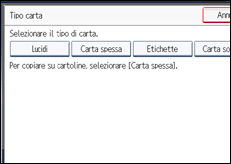 Illustrazione schermata pannello di controllo