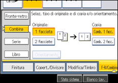 Illustrazione schermata pannello di controllo