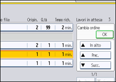 Illustrazione schermata pannello di controllo