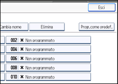 Illustrazione schermata pannello di controllo