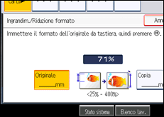 Illustrazione schermata pannello di controllo