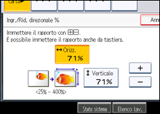 Illustrazione schermata pannello di controllo