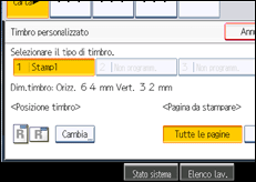Illustrazione schermata pannello di controllo