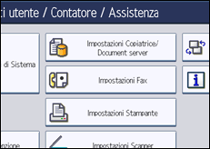 Illustrazione schermata pannello di controllo