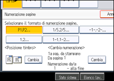 Illustrazione schermata pannello di controllo