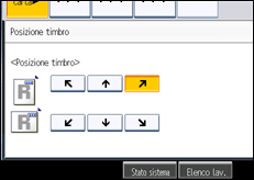 Illustrazione schermata pannello di controllo