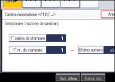 Illustrazione schermata pannello di controllo
