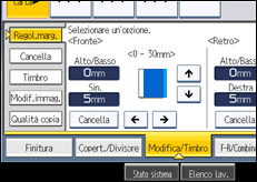 Illustrazione schermata pannello di controllo