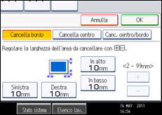 Illustrazione schermata pannello di controllo