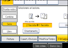 Illustrazione schermata pannello di controllo