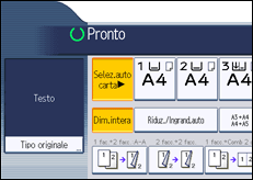 Illustrazione schermata pannello di controllo