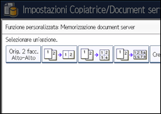 Illustrazione schermata pannello di controllo