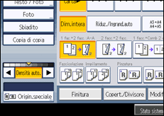 Illustrazione schermata pannello di controllo