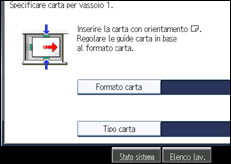 Illustrazione schermata pannello di controllo