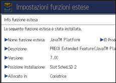 Illustrazione schermata pannello di controllo