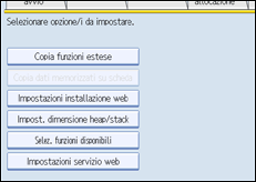 Illustrazione schermata pannello di controllo