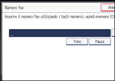 Illustrazione schermata pannello di controllo